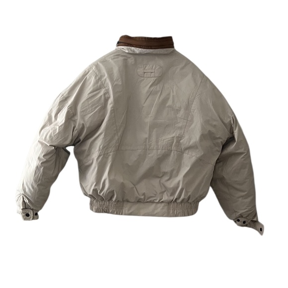 Vintage Men's Retro DASH Lifes Adventures Down Filled Ski Tan Jacket, Size Large - Picture 3 of 16